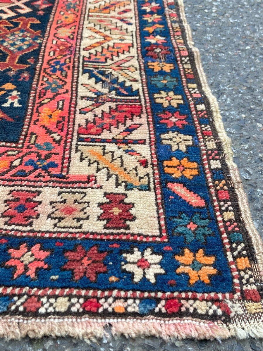 Karabakh Carpet - Armenia. Caucasus. Circa 1900. 268 X 110 Cm-photo-1