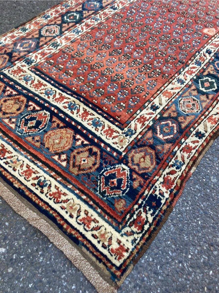 Tapis Karabakh - Arménie Caucase. Circa 1880. 362 X 116 Cm-photo-2