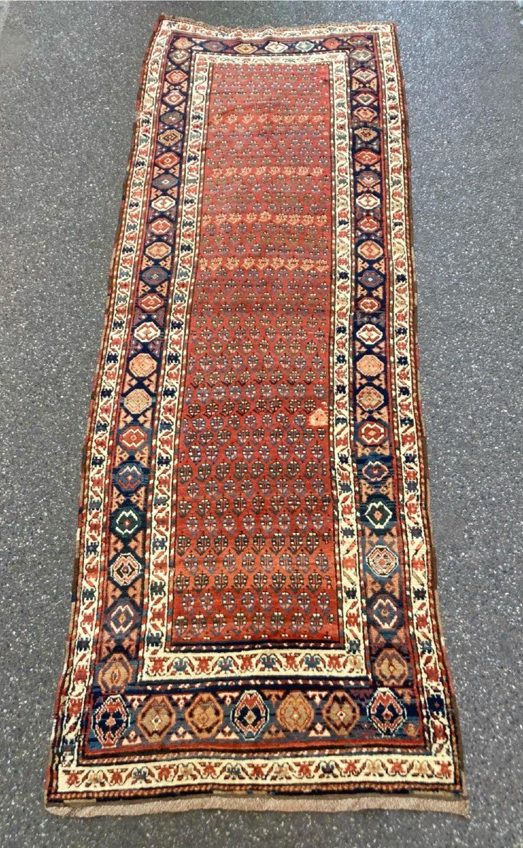 Karabakh Carpet - Armenia Caucasus. Circa 1880. 362 X 116 Cm