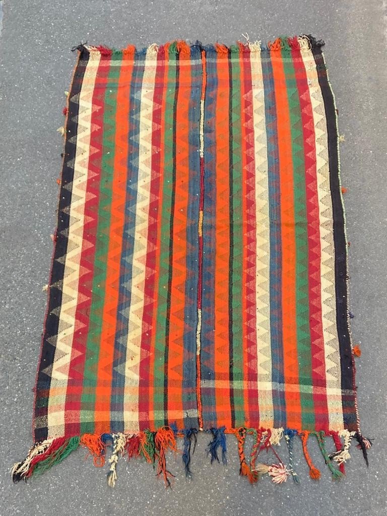 Kilim Djajim - Iran. Circa 1970. 250 X 155 Cm-photo-4