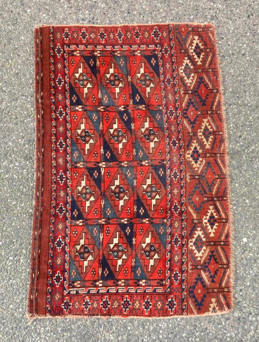 Torba Turkmen Yomuth. Circa 1880. 115 X 73 Cm