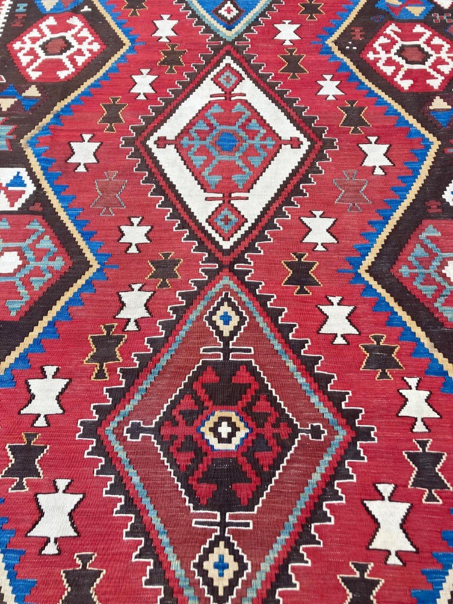 Kilim Shahsavan - Perse. Circa 1880. 340 X 168 Cm-photo-4