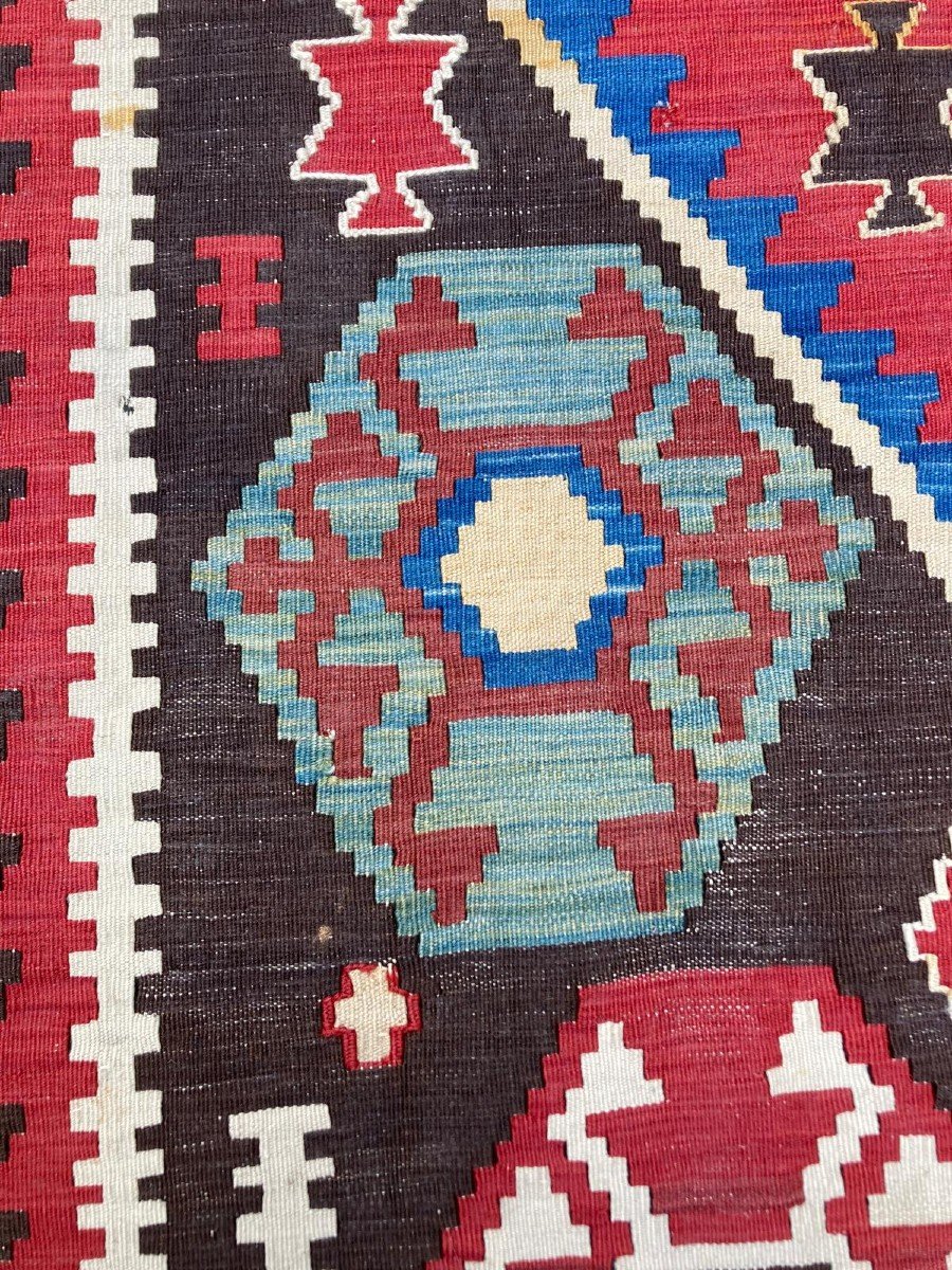 Kilim Shahsavan - Perse. Circa 1880. 340 X 168 Cm-photo-5