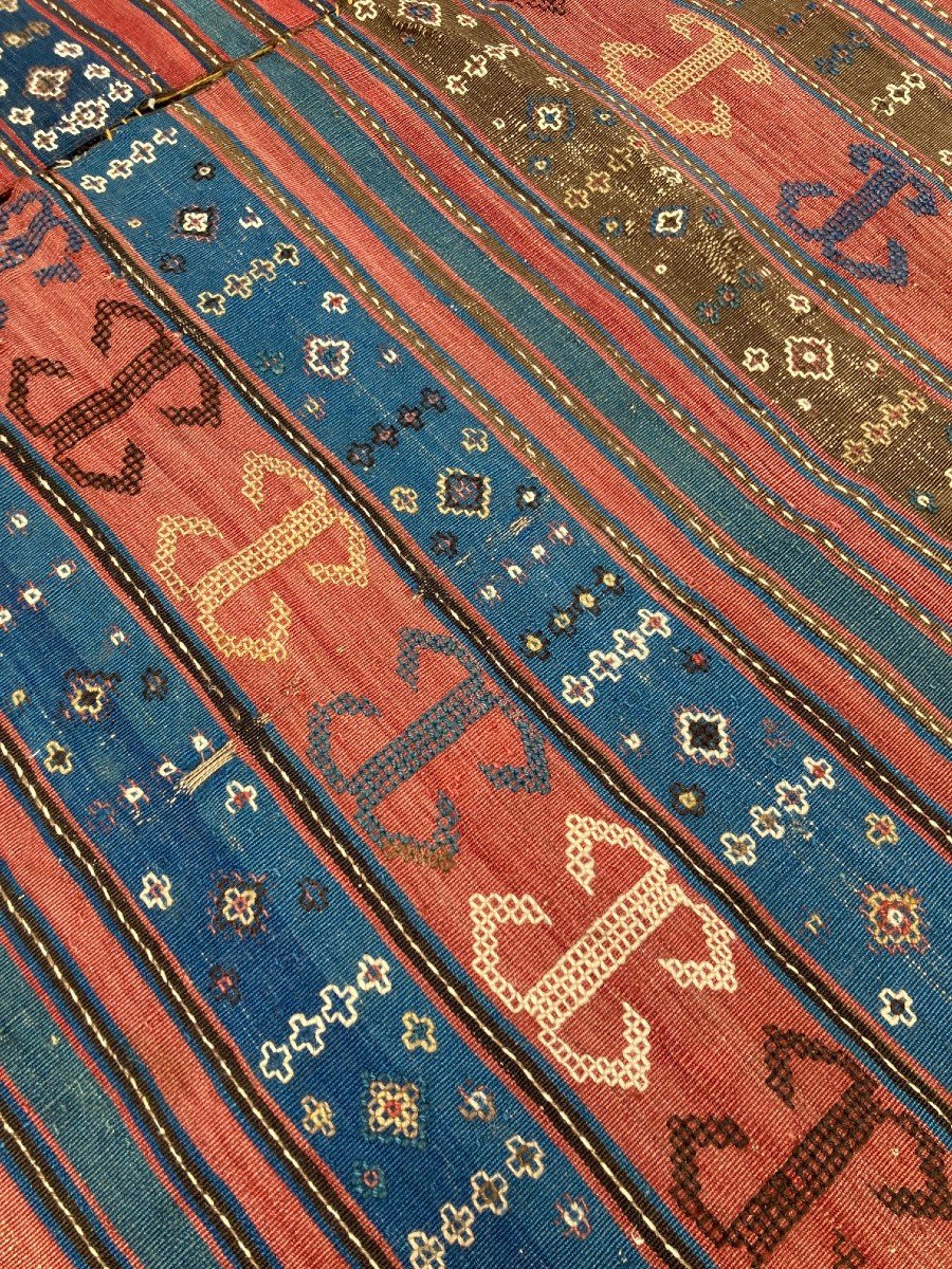 Kilim Verneh / Caucasus. Circa 1880. 235 X 183 Cm-photo-2