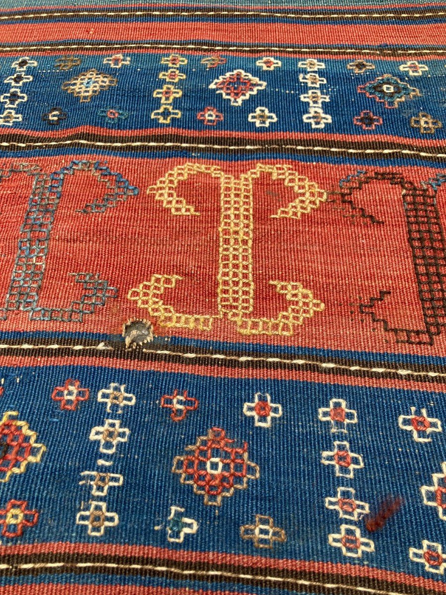 Kilim Verneh / Caucasus. Circa 1880. 235 X 183 Cm-photo-3