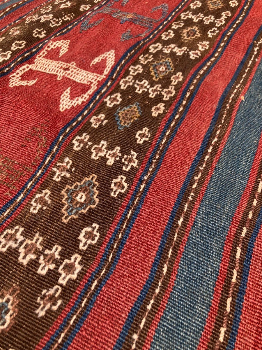 Kilim Verneh / Caucase. Circa 1880. 235 X 183 Cm-photo-4