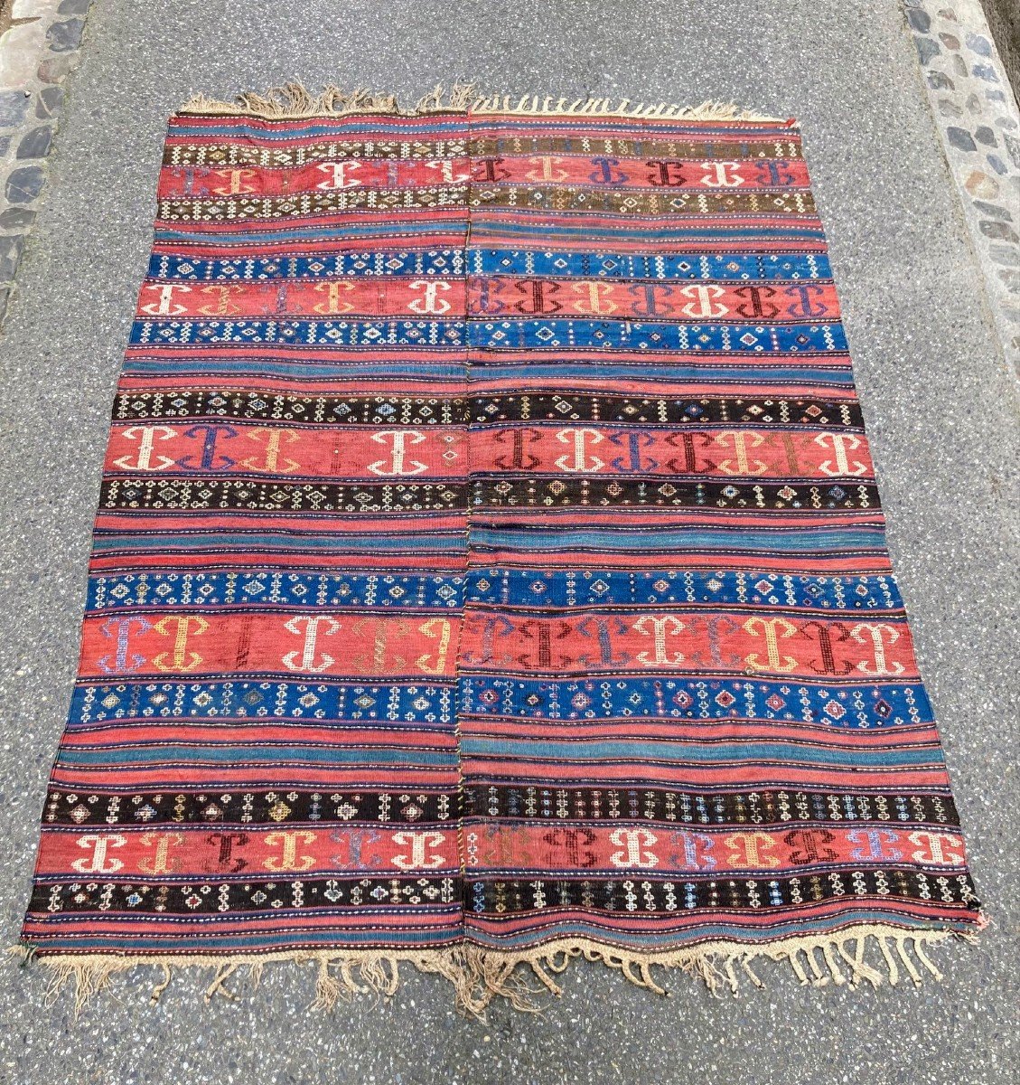 Kilim Verneh / Caucase. Circa 1880. 235 X 183 Cm-photo-4