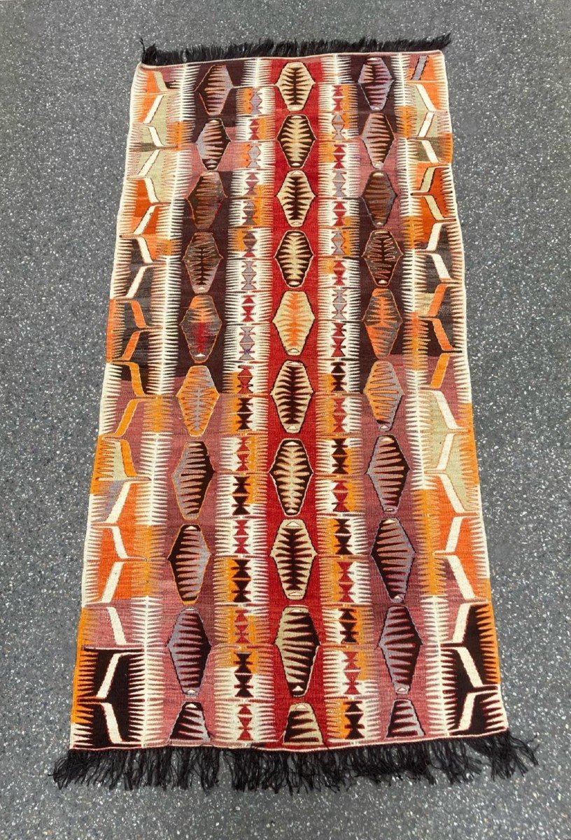 Kilim Monts Taurus - Anatolie. Circa 1920. 275 X 128 Cm