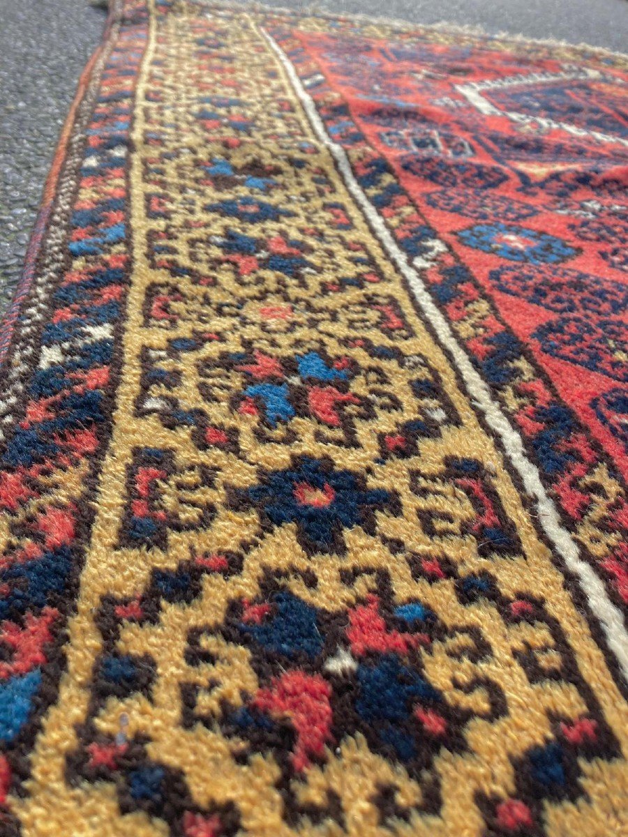 Tapis Kurde. Gaziantep - Anatolie. Circa 1900 - 1920. 320 X 145 Cm-photo-4