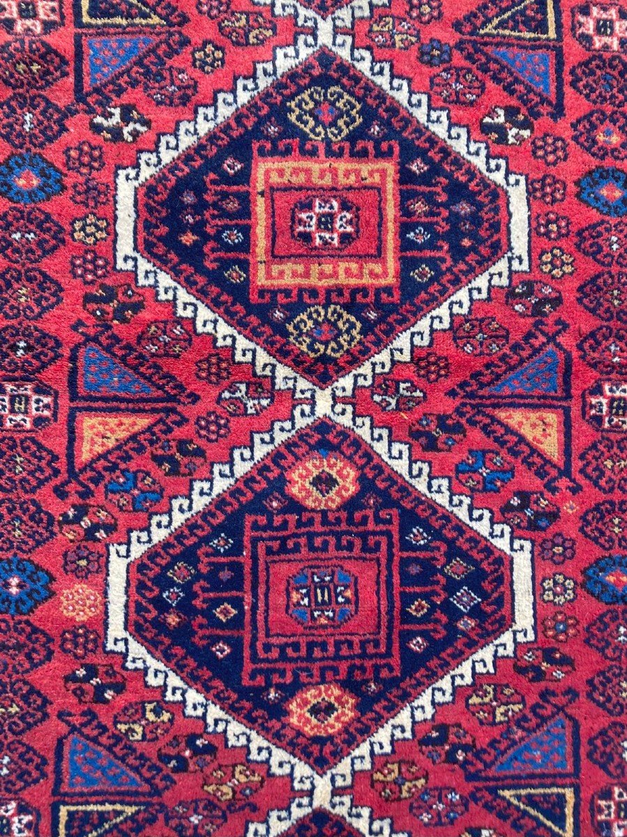 Tapis Kurde. Gaziantep - Anatolie. Circa 1900 - 1920. 320 X 145 Cm-photo-2