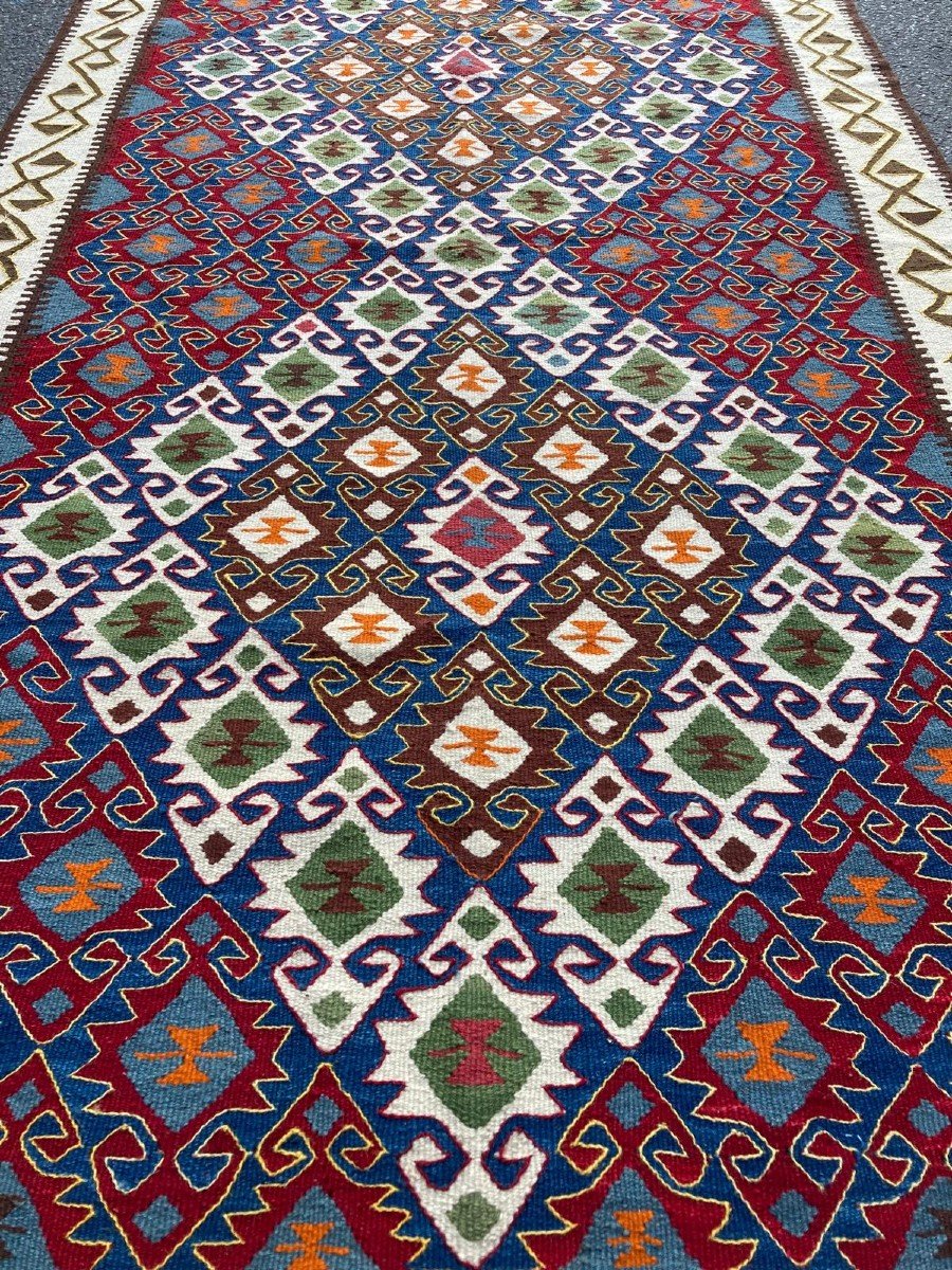 Kilim Van - Anatolia. Wool On Wool. 250 X 135 Cm-photo-4