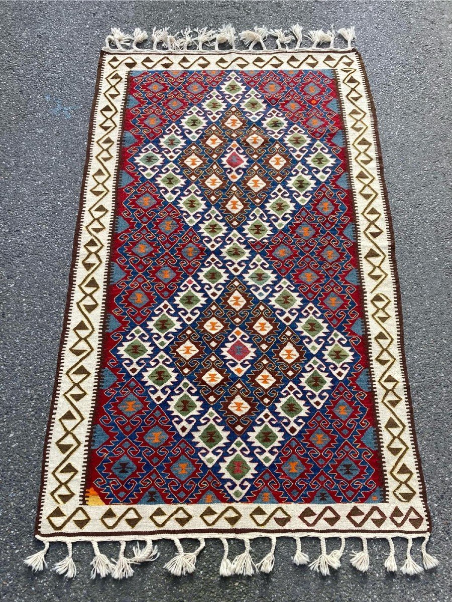 Kilim Van - Anatolia. Wool On Wool. 250 X 135 Cm-photo-3