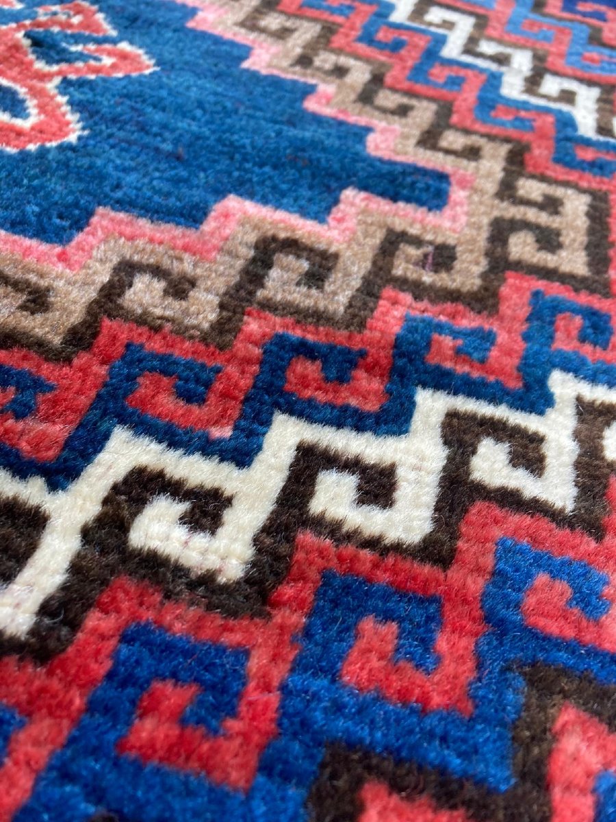 Tapis Caucase - Kazakh. Début 20 Ième. 215 X 136 Cm-photo-3