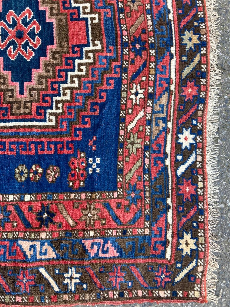 Tapis Caucase - Kazakh. Début 20 Ième. 215 X 136 Cm-photo-4