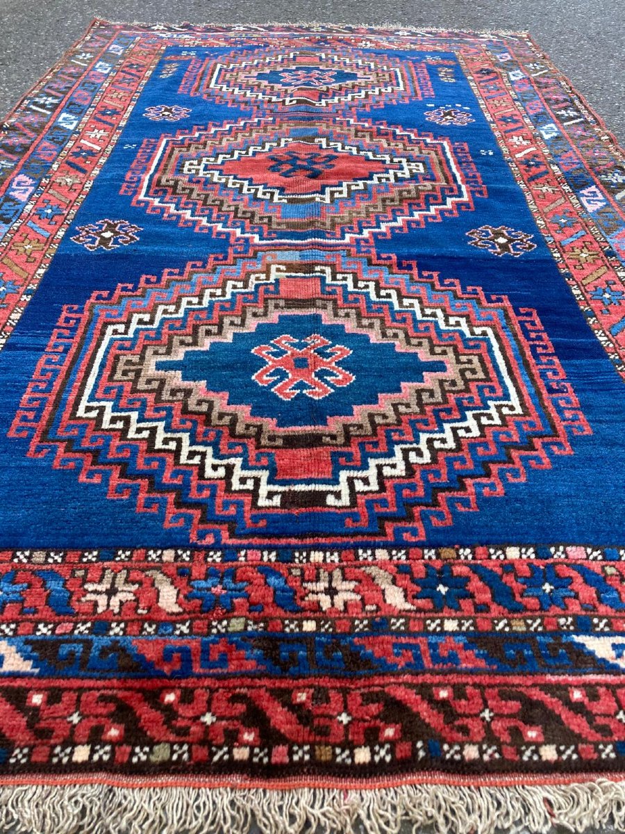 Tapis Caucase - Kazakh. Début 20 Ième. 215 X 136 Cm-photo-8