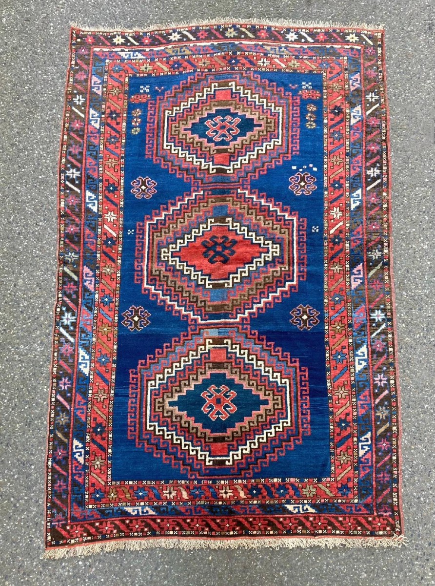 Caucasus - Kazakh Carpet. Early 20th Century. 215 X 136 Cm