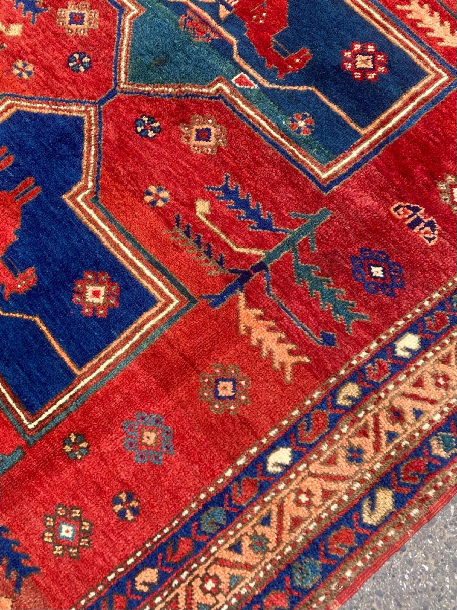 Kazakh Carpet. Caucasus. Early 20th Century. 245 X 160 Cm-photo-3