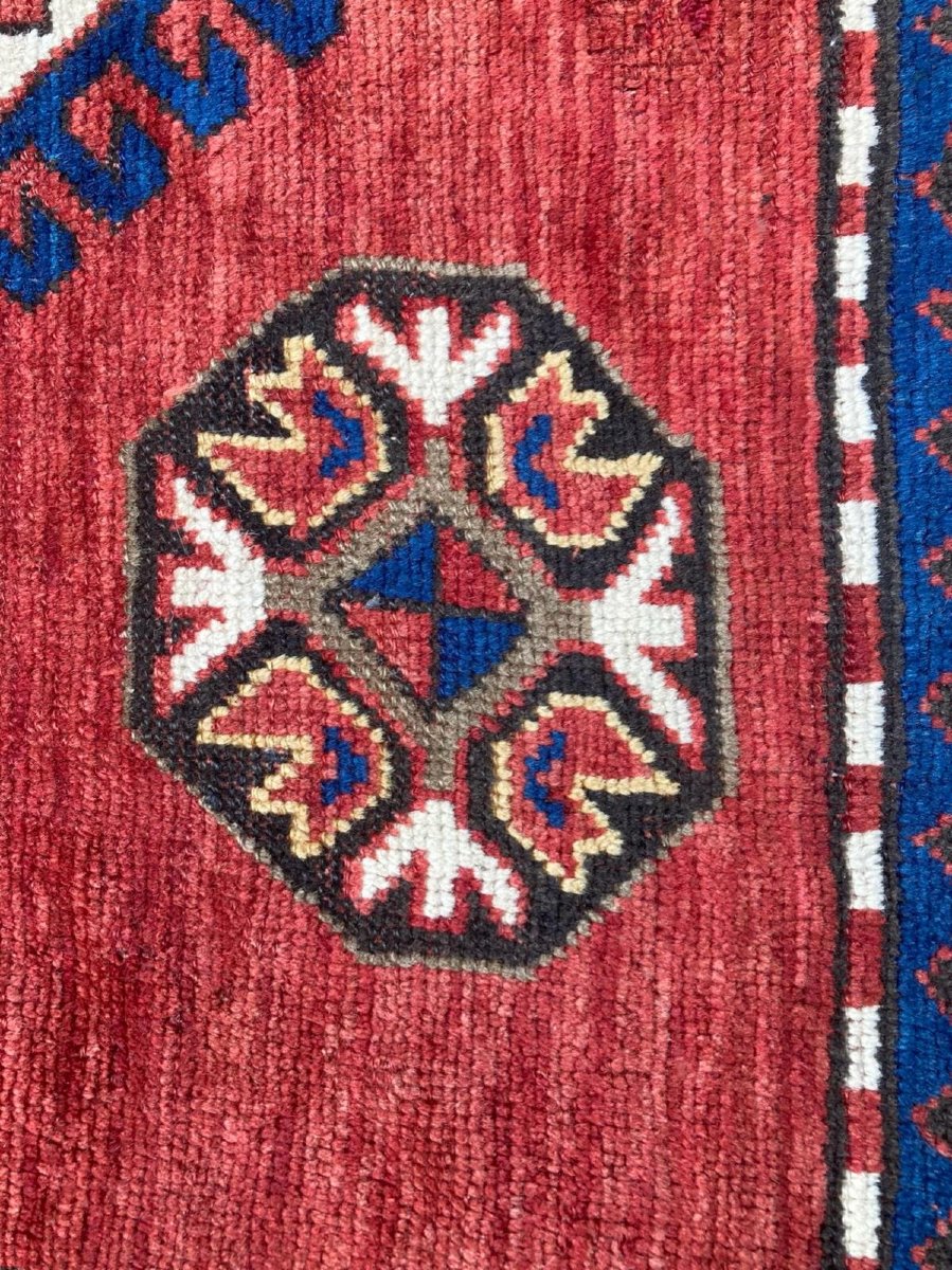 Tapis Caucase. Kazakh. Circa 1900. 245 X 170 Cm-photo-3