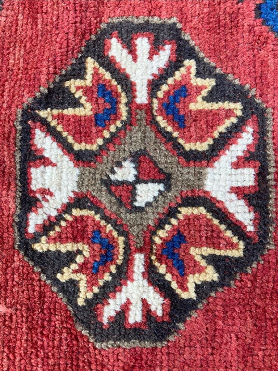 Tapis Caucase. Kazakh. Circa 1900. 245 X 170 Cm-photo-5