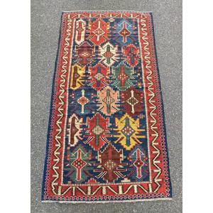 Kilim Kuba - Azerbaijan / Caucasus. Circa 1880. 245 X 125 Cm