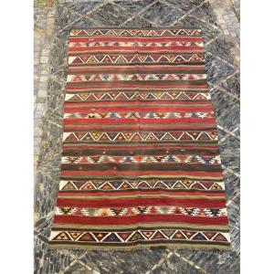 Shirvan Kilim - Persia. Early 20th Century. 250 X 135 Cm