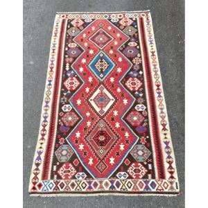 Kilim Shahsaven - Perse. Circa 1900. 340 X 168 Cm