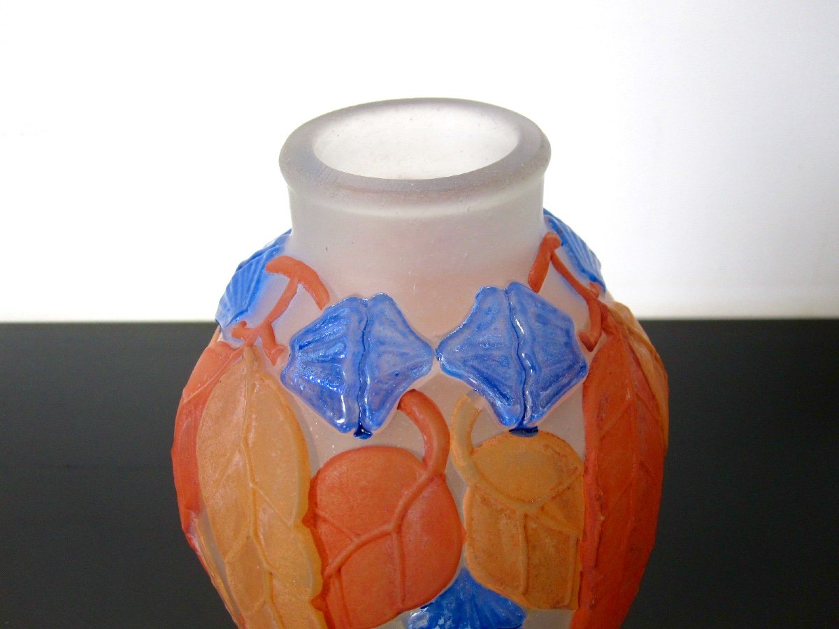 Ancien Vase Art Deco Peynaud-photo-3