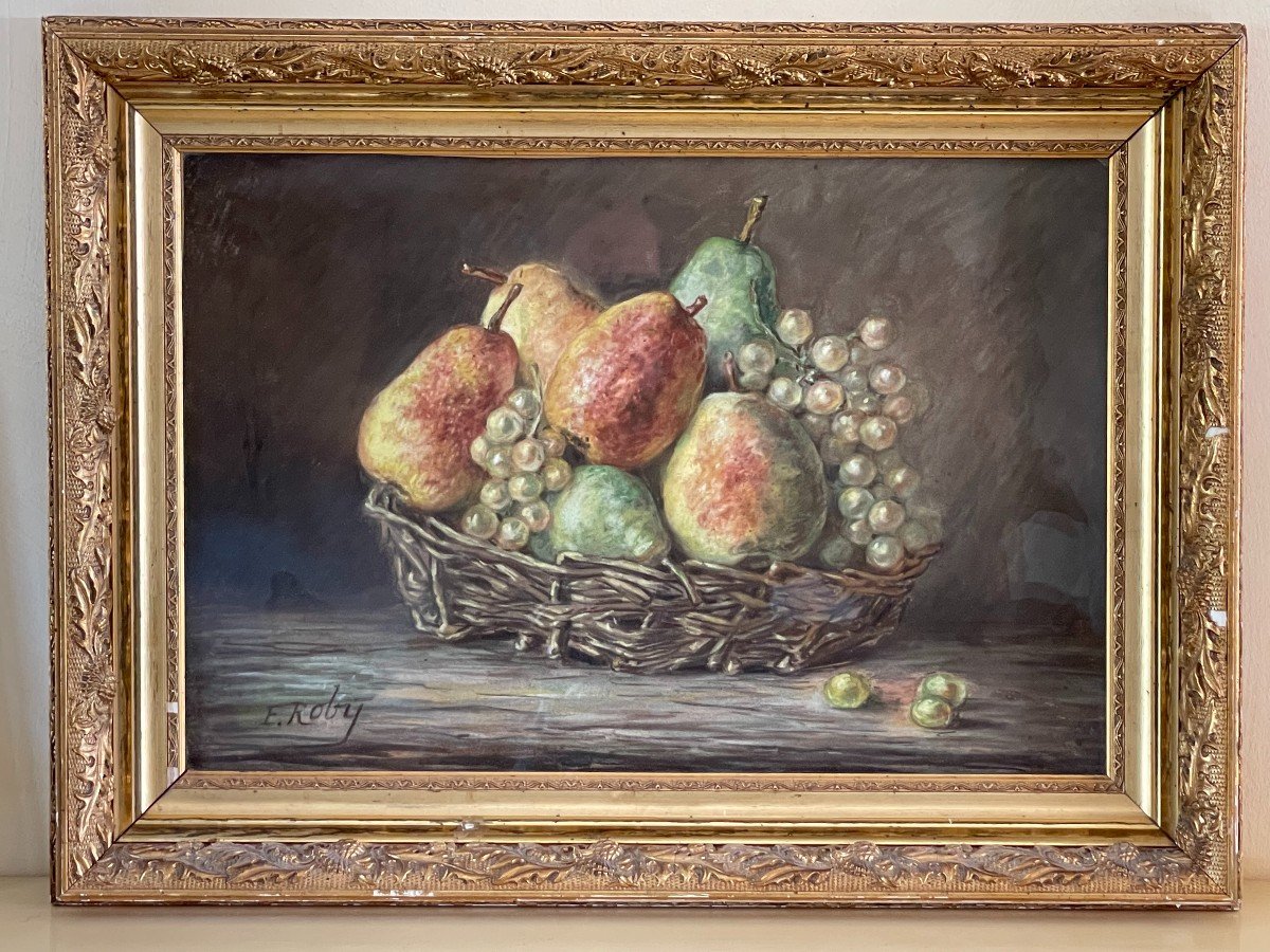 Proantic: Pair Of Paintings Signed E.roby - Still Lifes - 19th Century