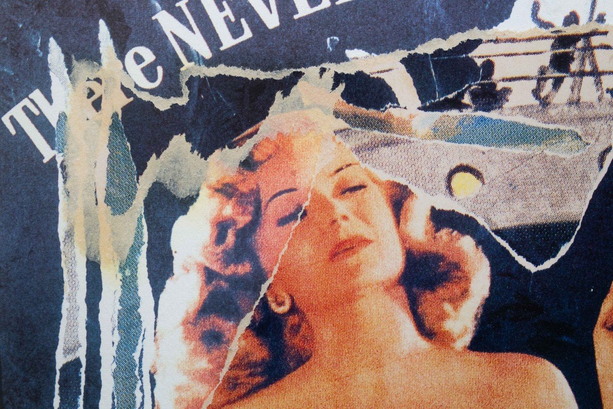 Seridècollage By Mimmo Rotella, "gilda," Signed, '900-photo-4