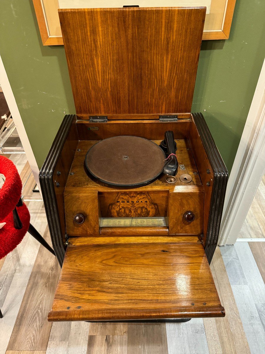 Phonola Radio Cabinet With Record Player, 1960s-photo-2