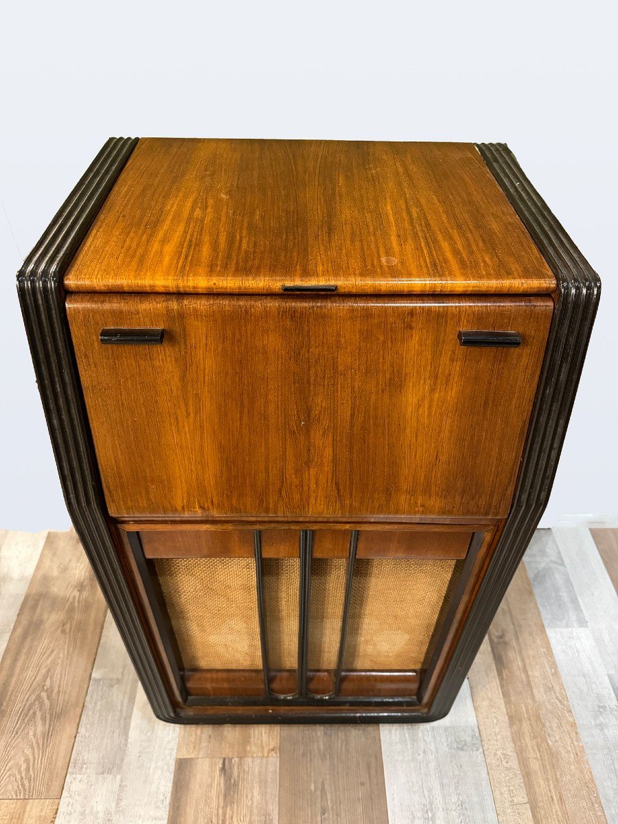 Phonola Radio Cabinet With Record Player, 1960s-photo-3