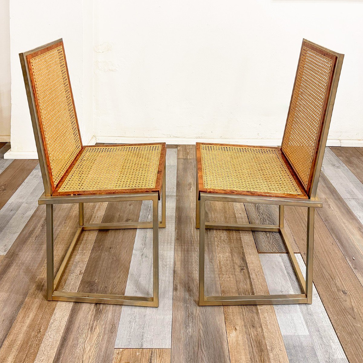 Set Of 4 Chairs By F. Smania For Studio Smania, 1970s-photo-3