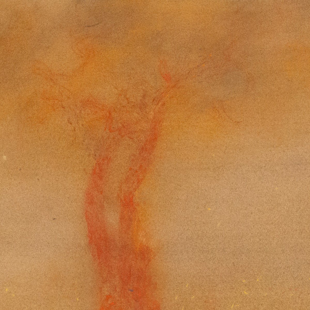 Zoran Music, Pastel Sur Papier, "motif Végétal", Signé, 1973-photo-4