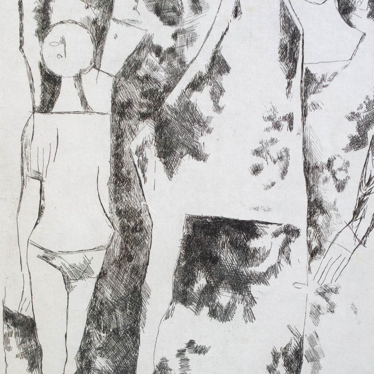 Marino Marini, Gravure, "représentation", édition I/xx, 1970-photo-4