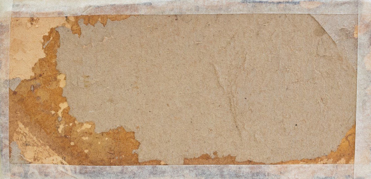 Carlo Follini "landscape," Oil On Cardboard, Signed, Epoch Early 20th Century-photo-4