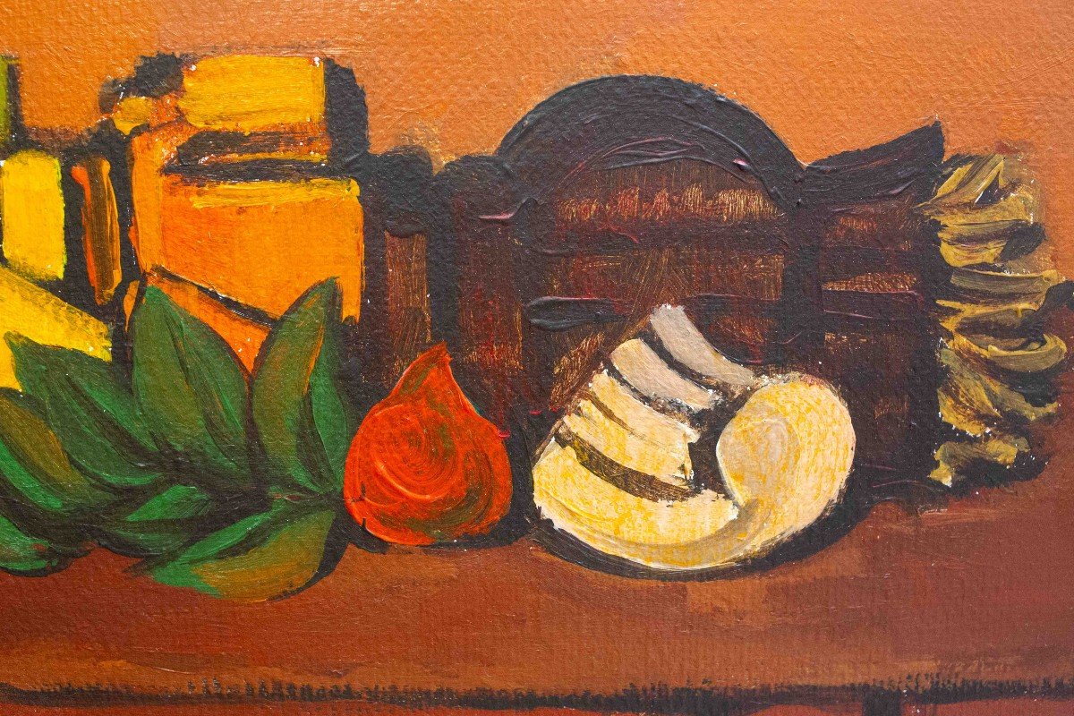 Domenico Cantatore, Acrylic, “still Life,” Signed, 1972-photo-6