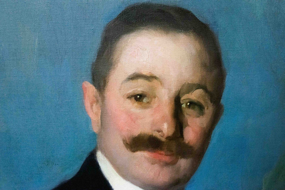 Antonio Ambrogio Alciati, "portrait Of A Gentleman," Oil On Canvas, Signed, 1910-photo-7