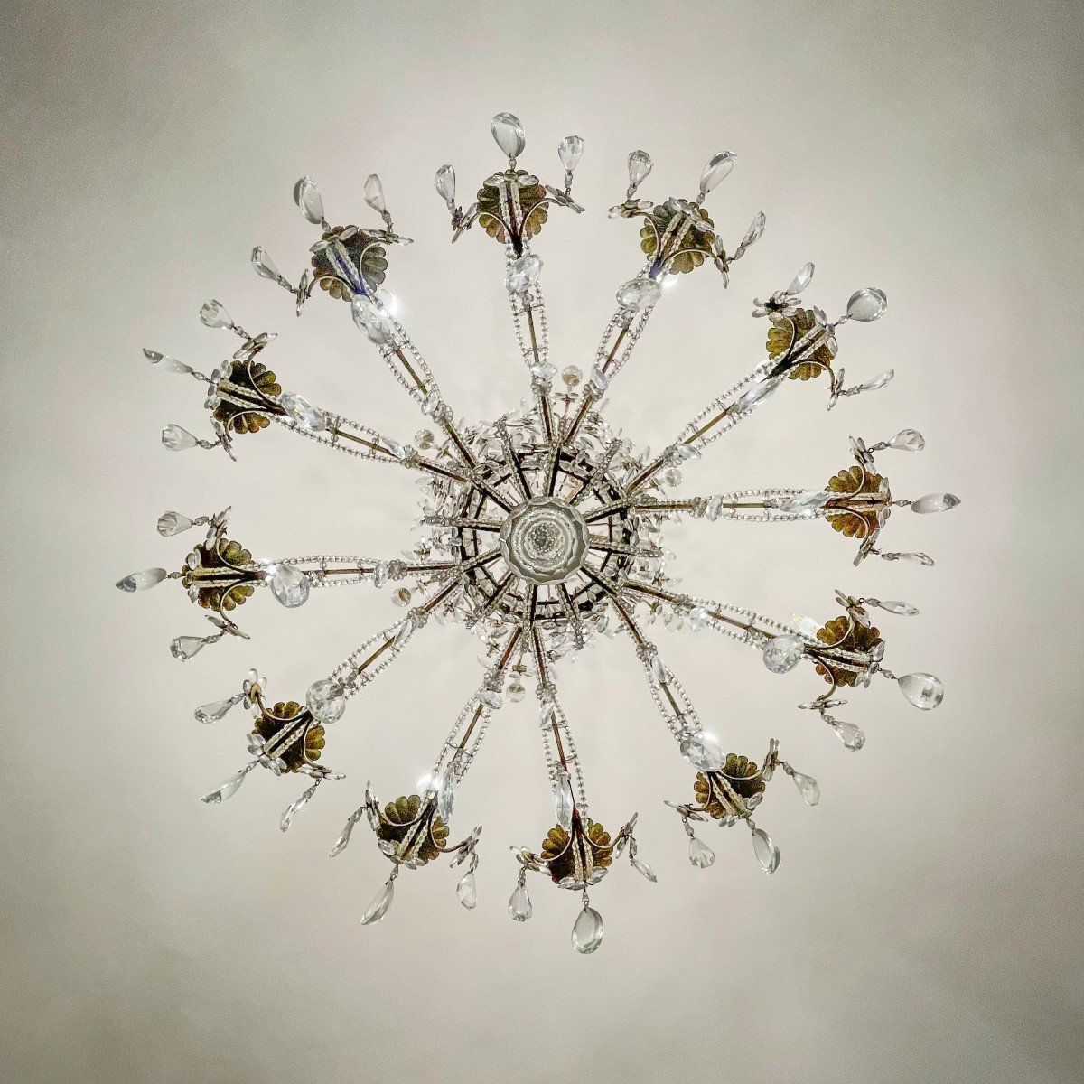 Maria Theresa Style Chandelier, Early 1900s-photo-3