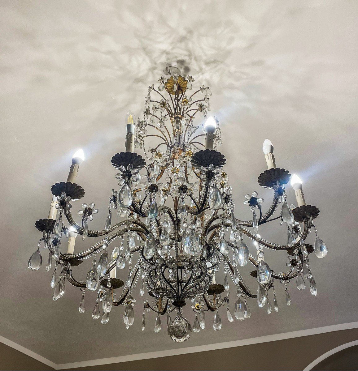 Maria Theresa Style Chandelier, Early 1900s-photo-3