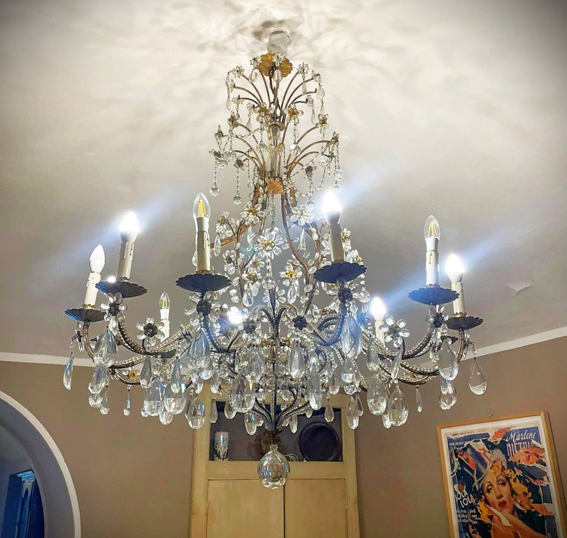 Maria Theresa Style Chandelier, Early 1900s