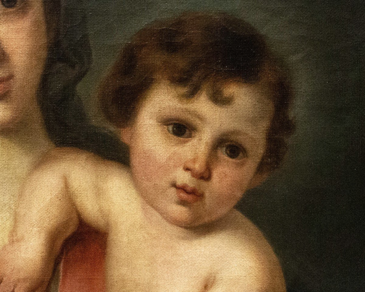 Bartolomé Esteban Murillo, Copie De, Vierge à l'Enfant, XVIIIe Siècle-photo-1