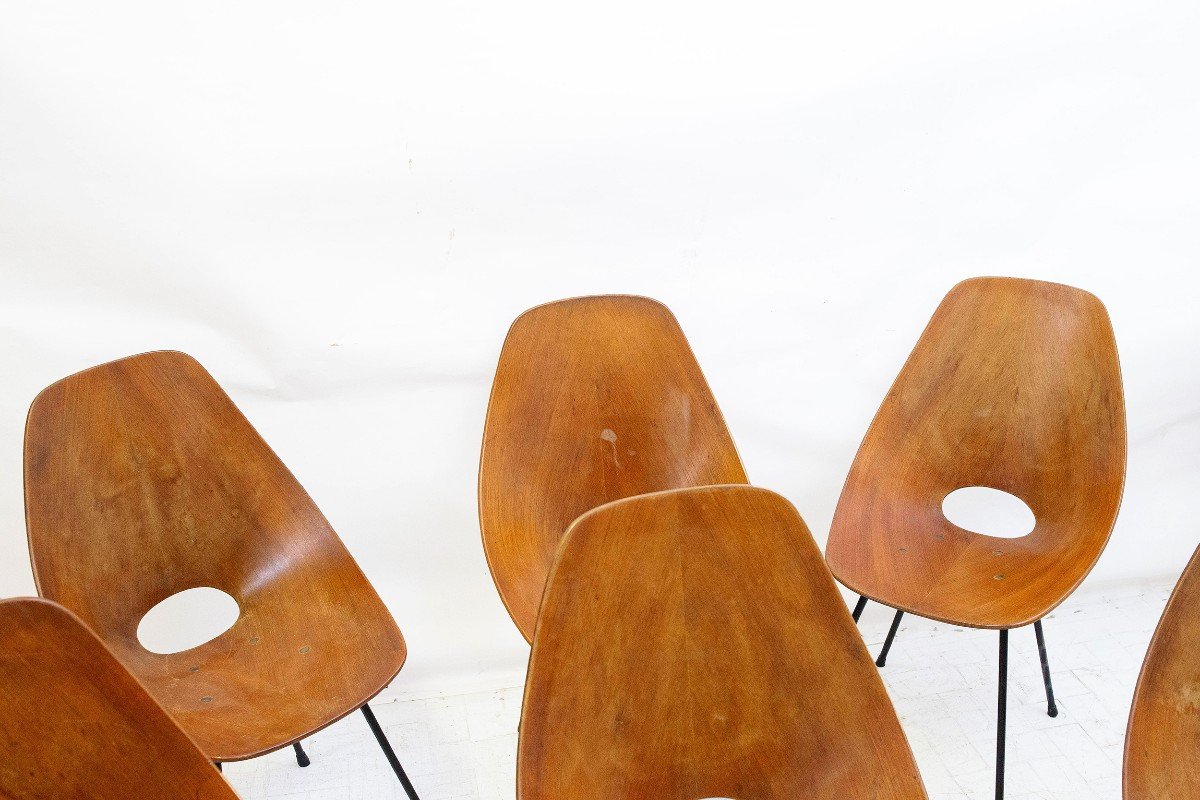 Set Of 6 Medea Chairs By Vittorio Nobili, 1950s/60s-photo-4