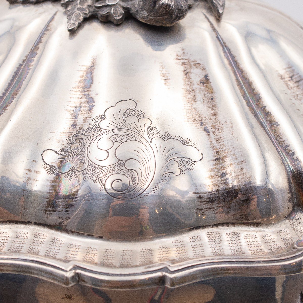 Large Tureen, 800 Punch, 1930s-photo-3