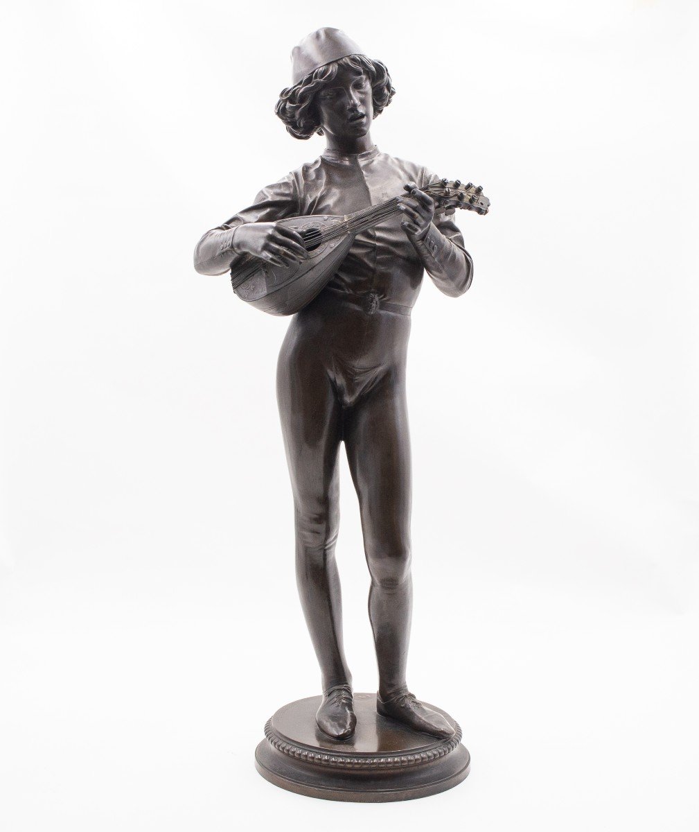 Paul Dubois, « Chanteuse Florentine », 1865, Bronze-photo-2