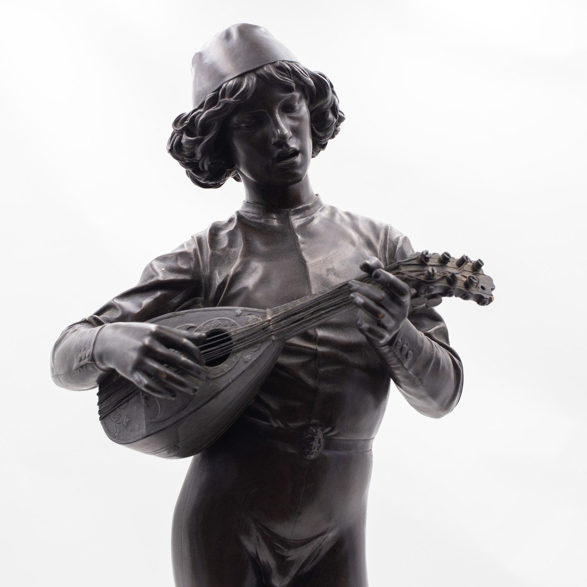 Paul Dubois, « Chanteuse Florentine », 1865, Bronze-photo-2