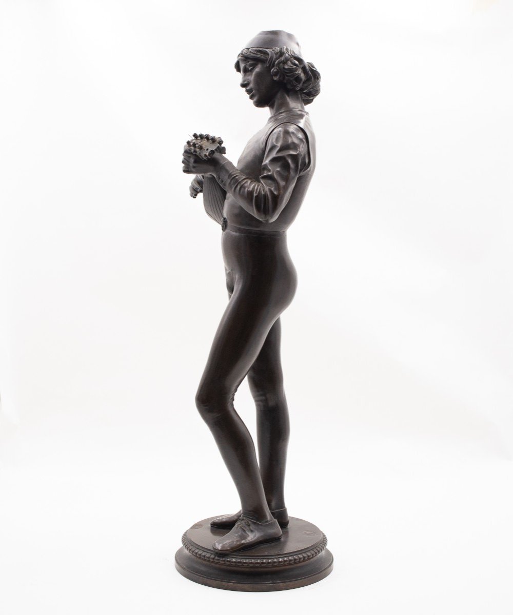 Paul Dubois, « Chanteuse Florentine », 1865, Bronze-photo-3