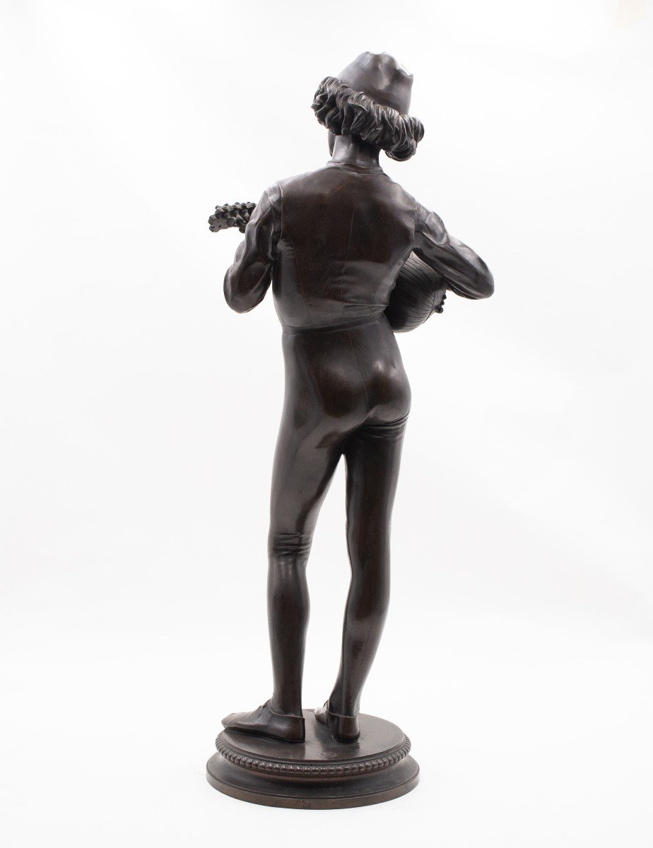 Paul Dubois, « Chanteuse Florentine », 1865, Bronze-photo-4