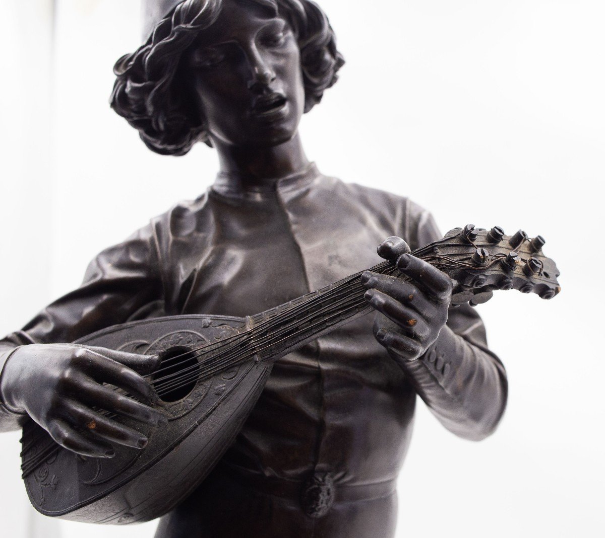 Paul Dubois, « Chanteuse Florentine », 1865, Bronze-photo-6