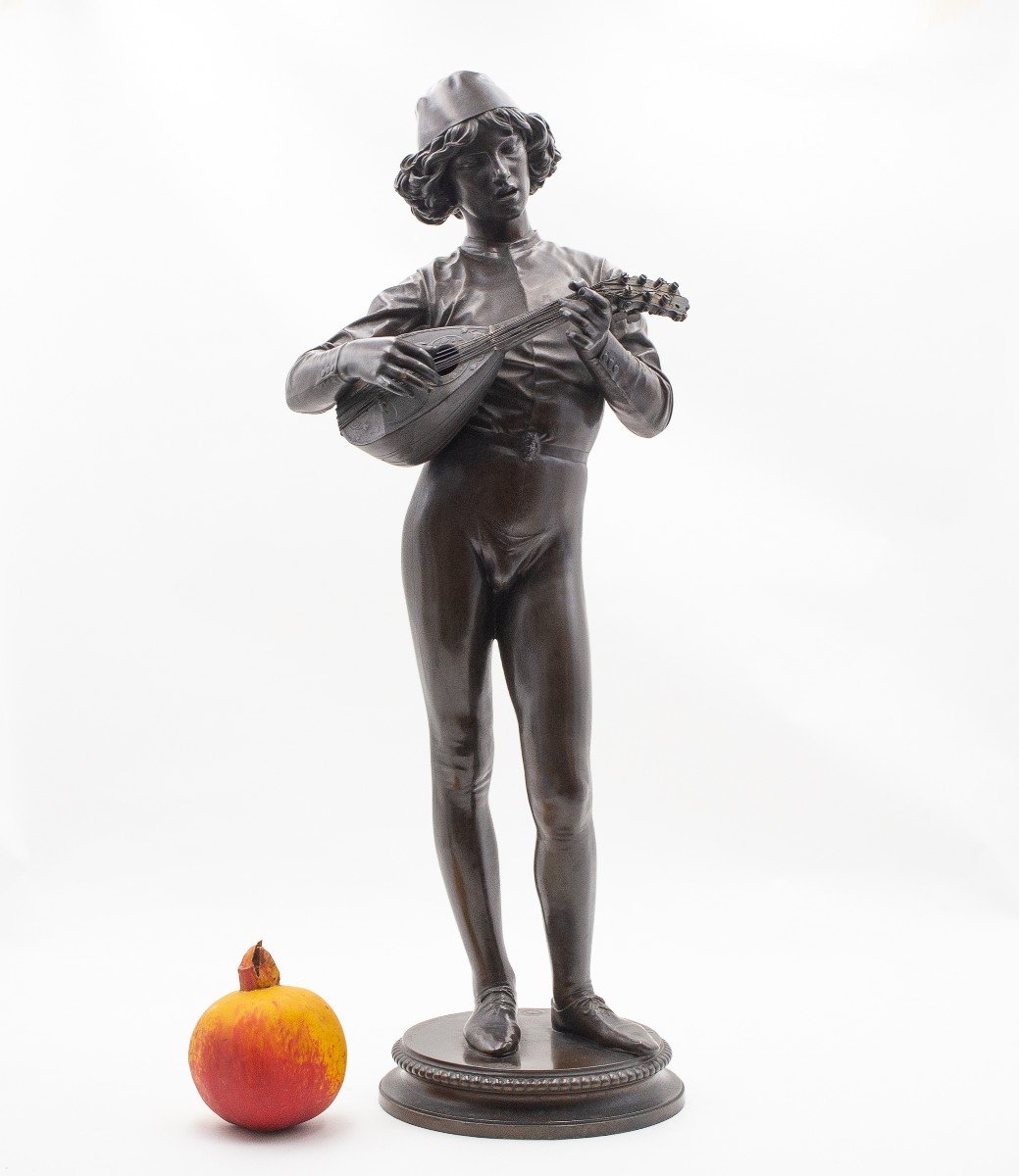 Paul Dubois, « Chanteuse Florentine », 1865, Bronze