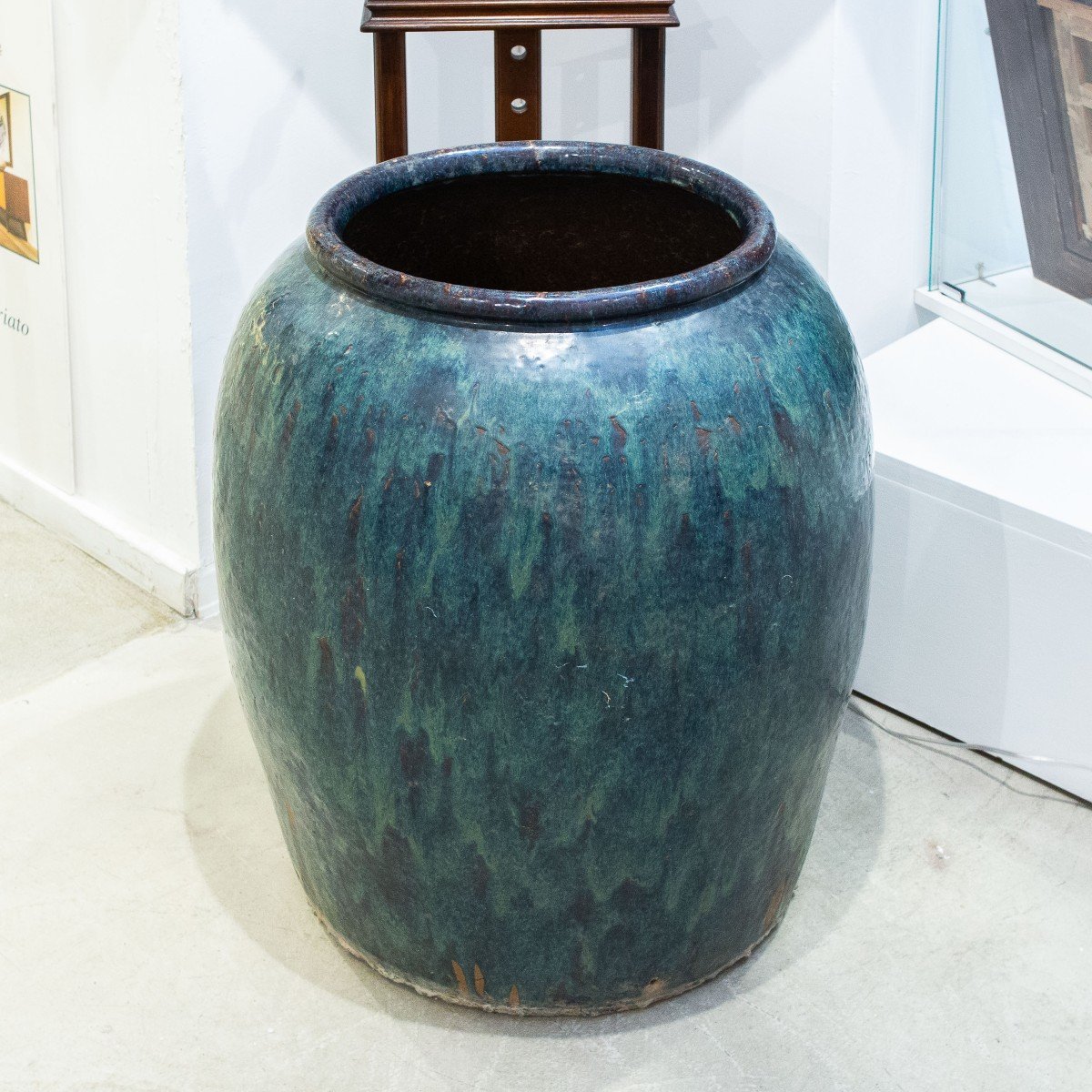 Paire De Grands Vases Namako, En Céramique émaillée, époque 20e Siècle-photo-2